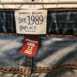 Children's place youth blue jeans